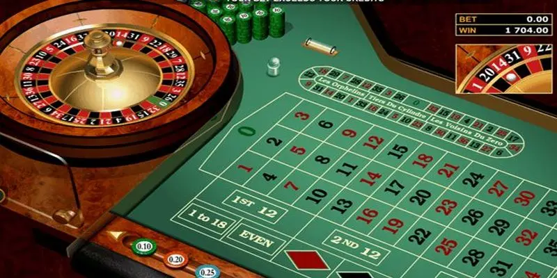 Roulette là game bài quen thuộc tại casino trực tuyến